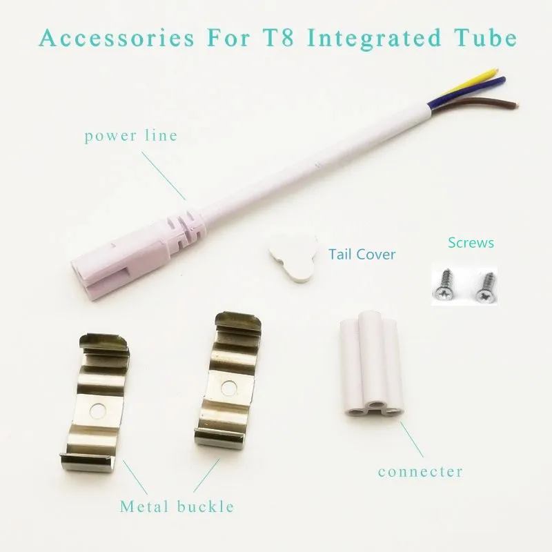 Imagem -06 - Led Integrado Luzes Conectável t8 Barra de Luz Diodo Emissor de Luz Fluorescente do Tubo Tubo de 0.3m 0.6m Conduziu a Luz do Sarrafo t8 Luzes 8w t8 15w