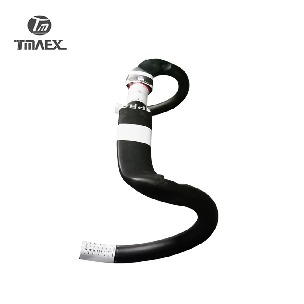 TMAEX-Carbon Handlebar Bent Bar, Road Bike, Racing Cycling Parts, Superlight Bicycle Bent Handlebar, T700 UD, 31.8mm
