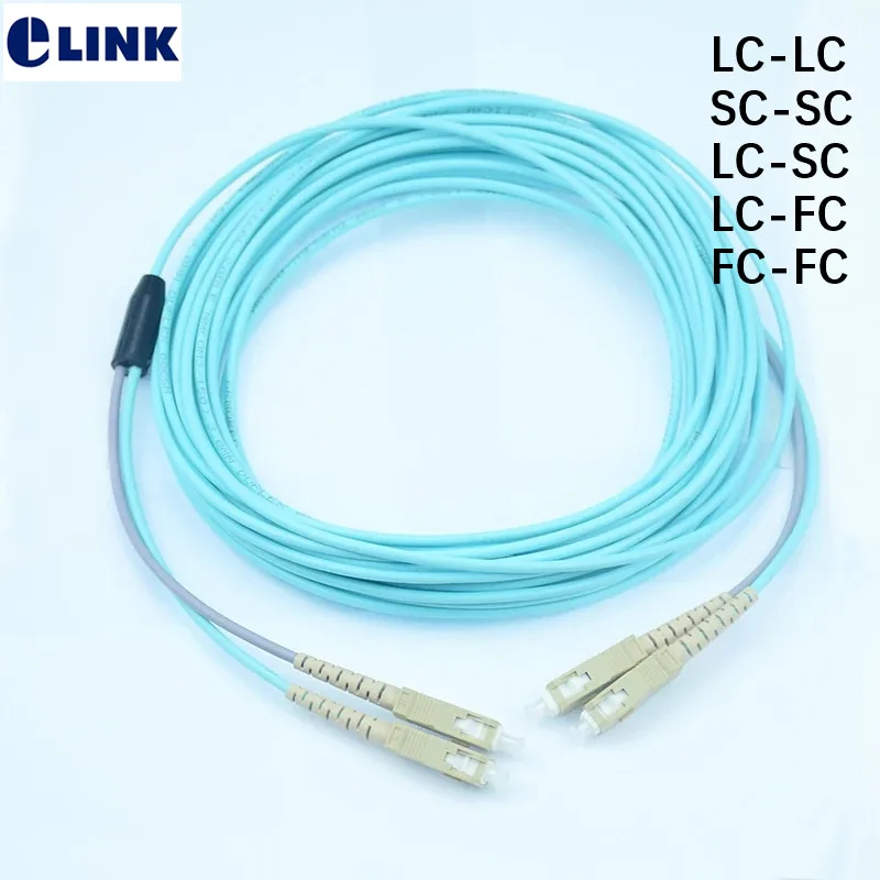 Armored PatchCord OM3 150m 200m 250m 300m 2 fiber SC-SC LC-LC LC-SC LC-FC ftth jumper 2 cores optical fibre cable duplex outdoor