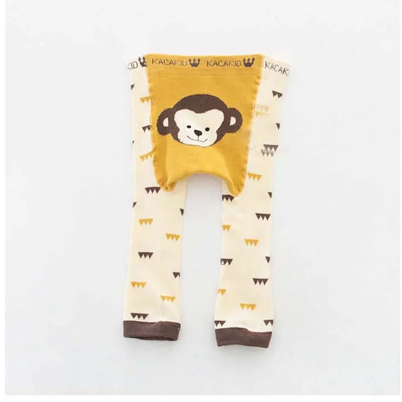 adorable baby girls leggings,children cotton animal print legging infant pp pants,baby trousers +baby anti-slip socks 0 to 24m