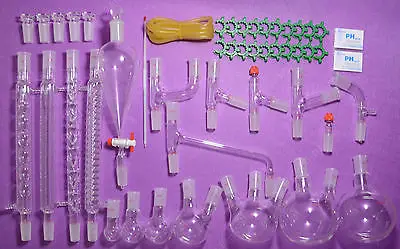 TOP Advanced Organic Chemistry Lab Glassware Kit 24/40,lab Glassware Kit 24/40