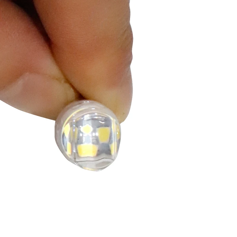 100pcs Car led T10 ceramics 3 SMD 2835 LED 40MA Roman column 3D Clear lens W5W 194 501 Wedge License Light Lamp bulbs white 12V