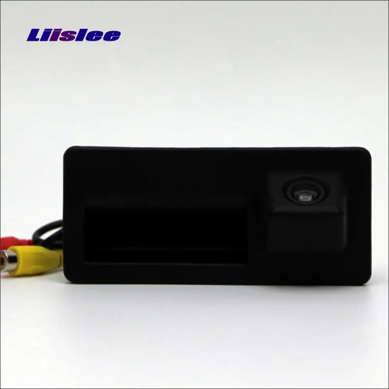 ل VW VolksWagen Tiguan 2011-2014 السيارات الخلفية سيارة عكس الكاميرا الخلفية وقوف السيارات HD CCD NTST PAL ثقب الجذع مقبض OEM سوني كام