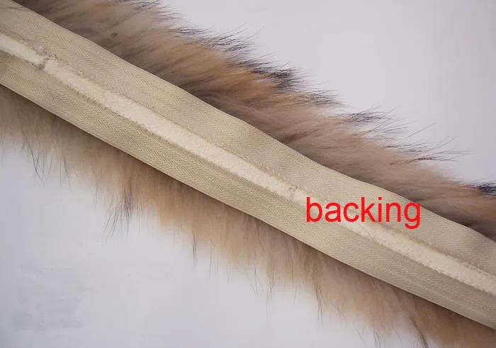 Real Raccoon Fur Stripe 68cm Clothing Accessories