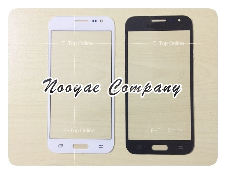 Black/White Glass Screen For Samsung Galaxy J2 J200F J200G J210F Glass Lens Screen ( not Digitizer LCD touch screen )