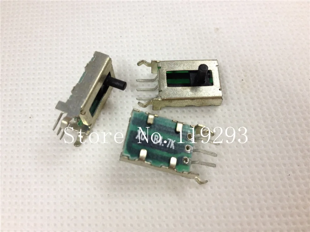 [BELLA]Spot Taiwan Used Nissan headlight adjustment potentiometer B4.7K Vertical Slide--10PCS/LOT