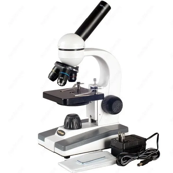 Science Biological Compound Microscope--AmScope Supplies USB2.0 Digital Camera + Student Science Biological Compound Microscope