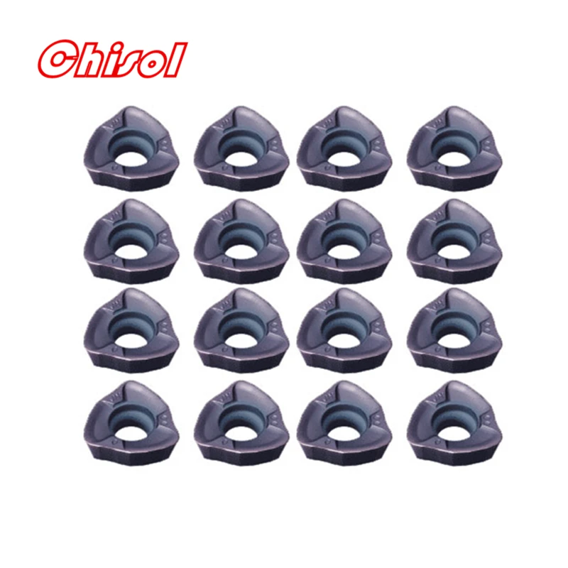 Tungsten Carbide Milling Inserts JDMT09T320ZDSR-JM / JDMT120420ZDSR-JM VP15TF Milling Blade Cutter