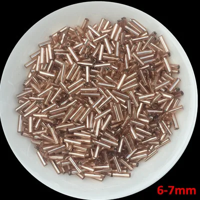 10g/lot Pezsgő seedbeads Cseh üvegek Vetőmag Szóközbillentyű csöves bugles gyöngyök számára ékszer Gyártás Hímzés DIY Összevarrás kiegészítők