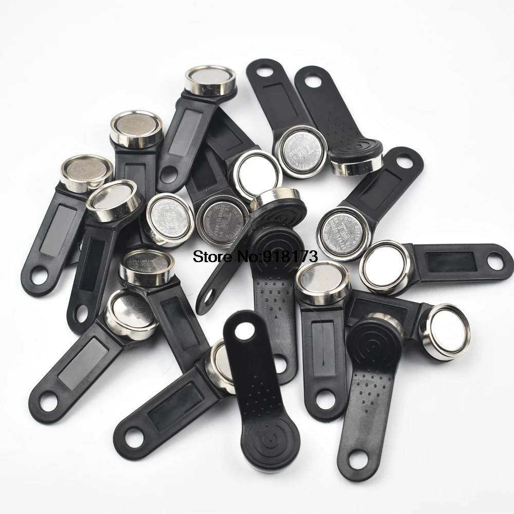 10Pcs/Lot Touch Memory Key TM 1990A-F5 IButton with Iron for Magnetic Probe Sauna Key