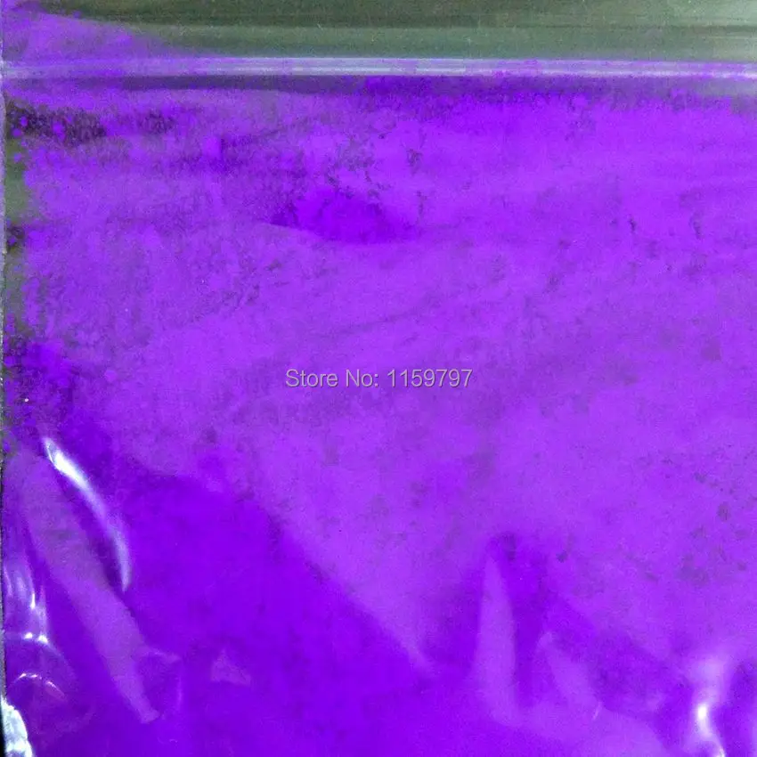 (Shiny Under UV Lights)10gr Purple Color Fluorescent Powder Phosphor Pigment For Paint, Neon Powder Nail Art Polish