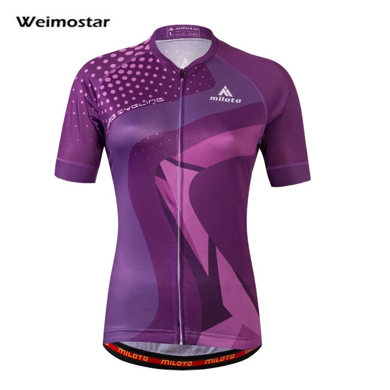 Weimostar 2024 New Women Bike Shirt Ropa Ciclismo Cycling Jersey Bicycle Short Sleeve Cheap-Clothes-China Size S-3XL