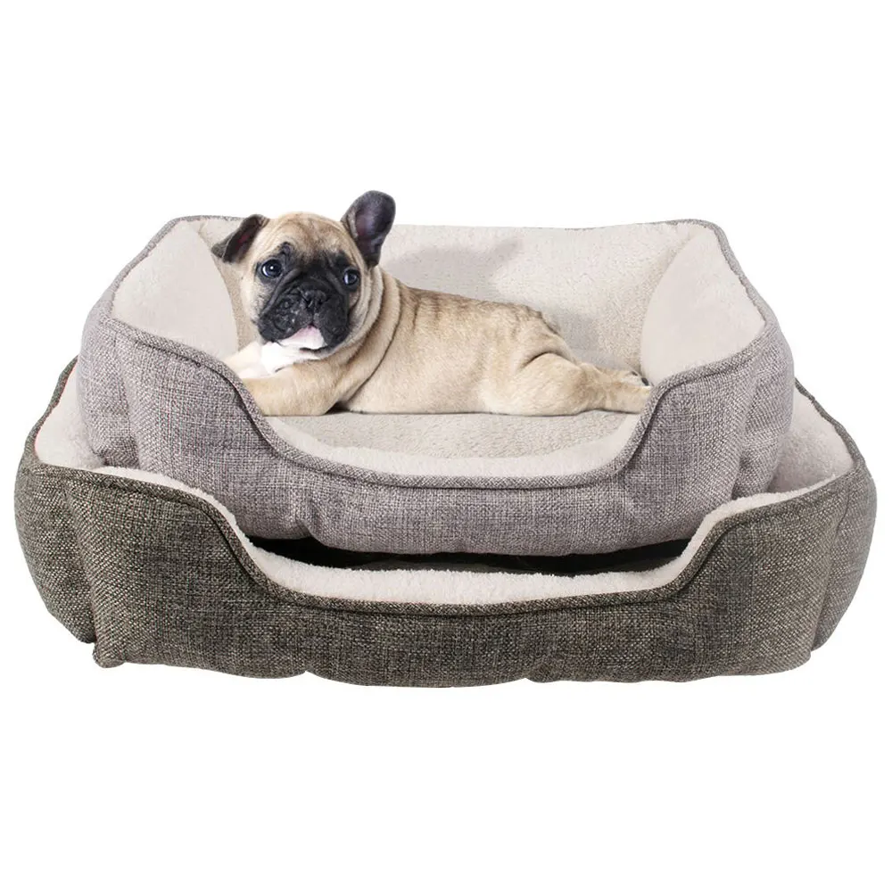 

Dog Bed Pet Cat Luxury Dog House wholesale Soft Sofa Waterproof Nest Cashmere Bed Warming Bottom Soft Fleece Warm Cat Bed House