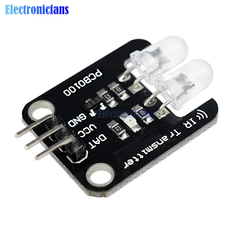 2-Kanal 5V Digitaler Pegelanzeiger Elektronische Bausteine IR Infrarot-Sendermodul für Arduino 28x22mm Zwei-Wege-Fernbedienung – Detail 5