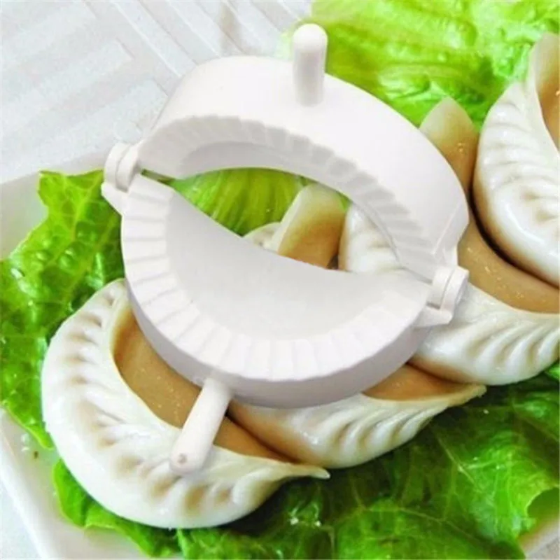 3Pcs 7CM/8CM/10CM Kitchen Dumpling Molds plastic Dough Press Dumpling Pie Ravioli Mould Cooking Pastry Chinese Food Jiaozi Maker