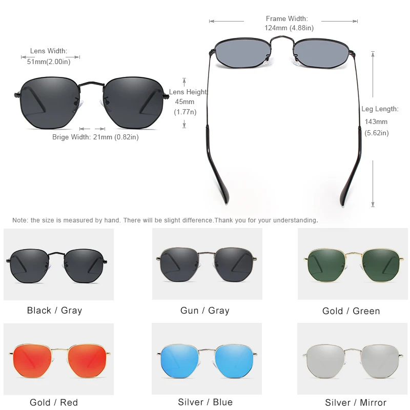 KINGSEVEN 2023 klasik yansıtıcı güneş gözlüğü erkekler altıgen Retro güneş gözlüğü paslanmaz çelik gözlük Oculos Gafas De Sol Shades