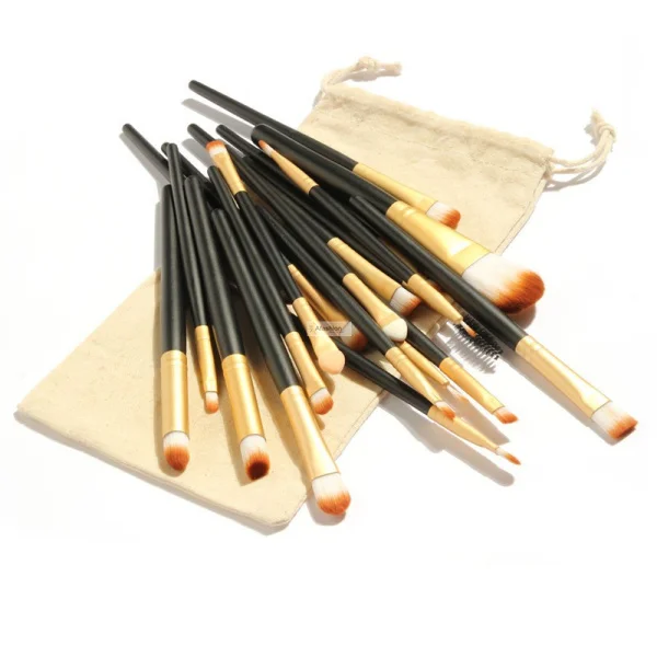 

Pro 20pcs Makeup Brushes Set Powder Foundation Eyeshadow Eyeliner Lip Brush Tool with Drawing Bag beauty women comestic