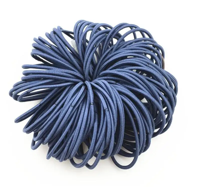 20 Pcs/Lot Black Coffee Ponytail Holders Rubber Bands Women Girl Hair Ties Gum Headband Elastic Hair Band For Hair Accessories