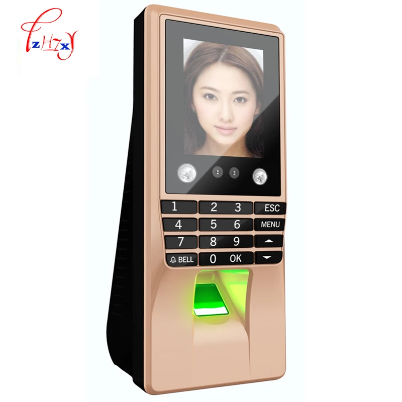 Mini Facial Fingerprint Recognization Access Control Scanner System Sensor Code Reader Door Lock Recognization Machine 1pc