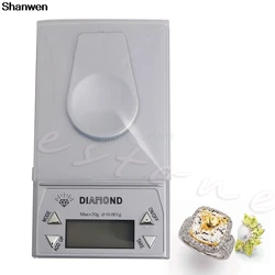 Digital Lab Scale 20g 0.001g LCD Display Digital Jewelry Scale for w/ Clear Protective Cover Weight Gram Balance for Her