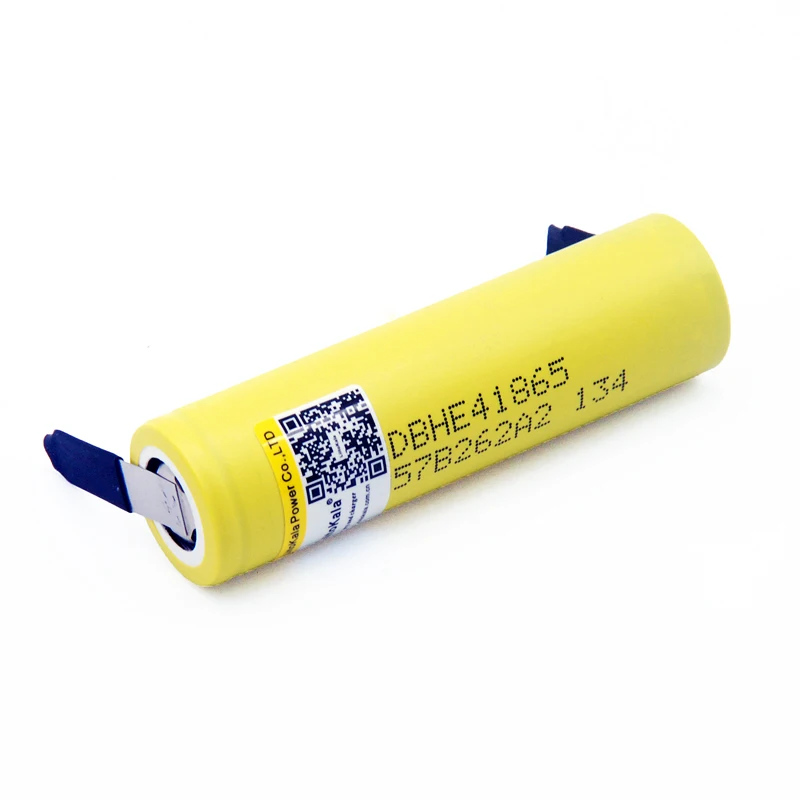 New Original HE4 2500mAh Li-lon Battery 18650 3.7V Power Rechargeable batteries Max 20A,35A discharge + Nickel sheet