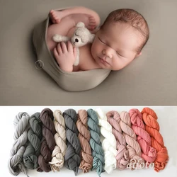 150 CM Soft Stretch Blanket Swaddle For Baby Photo Shoot Background Stand Newborn Photography Props Wraps Fotografia Accessories