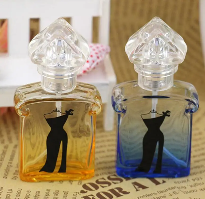 金属噴霧器付き香水ガラス瓶,詰め替え可能なスプレーボトル,20 ml,卸売,バッチあたり100個
