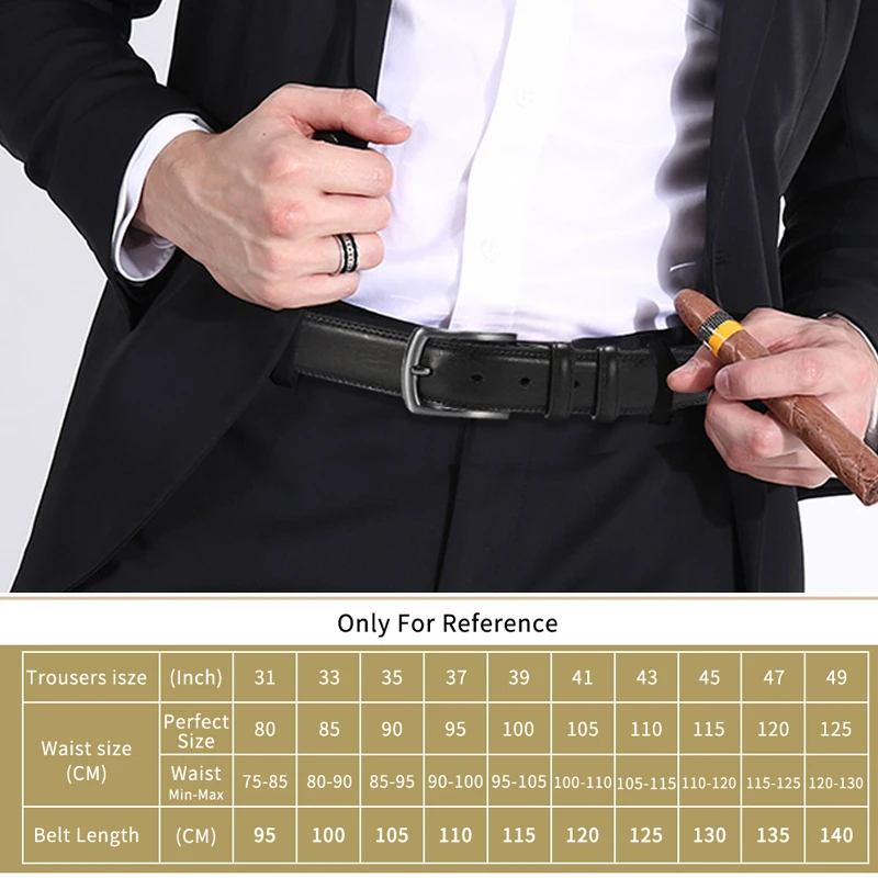 Fashion Designers Men Belts Genuine Leather Dress Casual Pin Buckle Business Belt for Man 2019 New Male Belt Luxury Strap HQ091