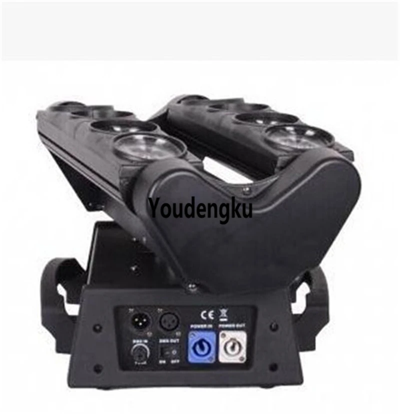 

4 pieces white led spider moving head beam light 8*10w white led beam spider stage dj lighting moving heads