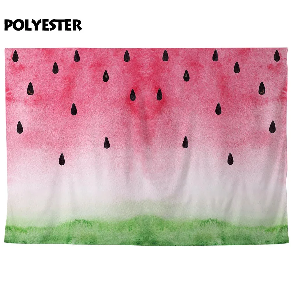 Allenjoy การถ่ายภาพฉากหลังสีน้ำแตงโม PARTY รูปแบบพื้นหลัง photocall Photobooth ผ้าตกแต่งมืออาชีพ