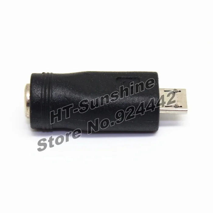 Free shipping via DHL/Fedex  300PCS/LOT   DC power adapter DC5.5*2.1 female to Micro USB male Conversion Plug Adapter