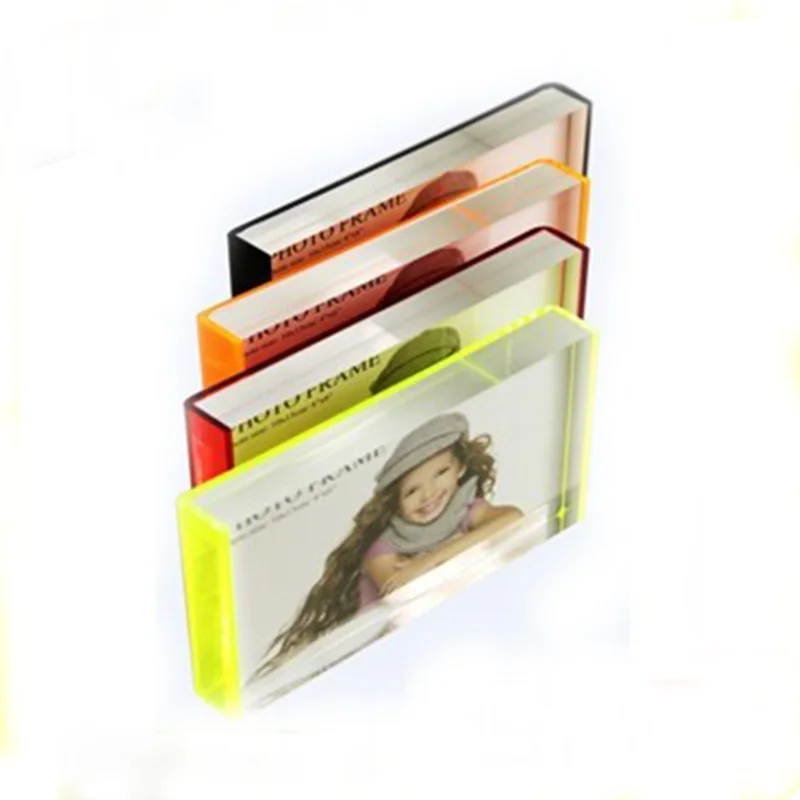 

High Transparent Rectangle Acrylic Picture Frames, Plexiglass, Wedding, PF009