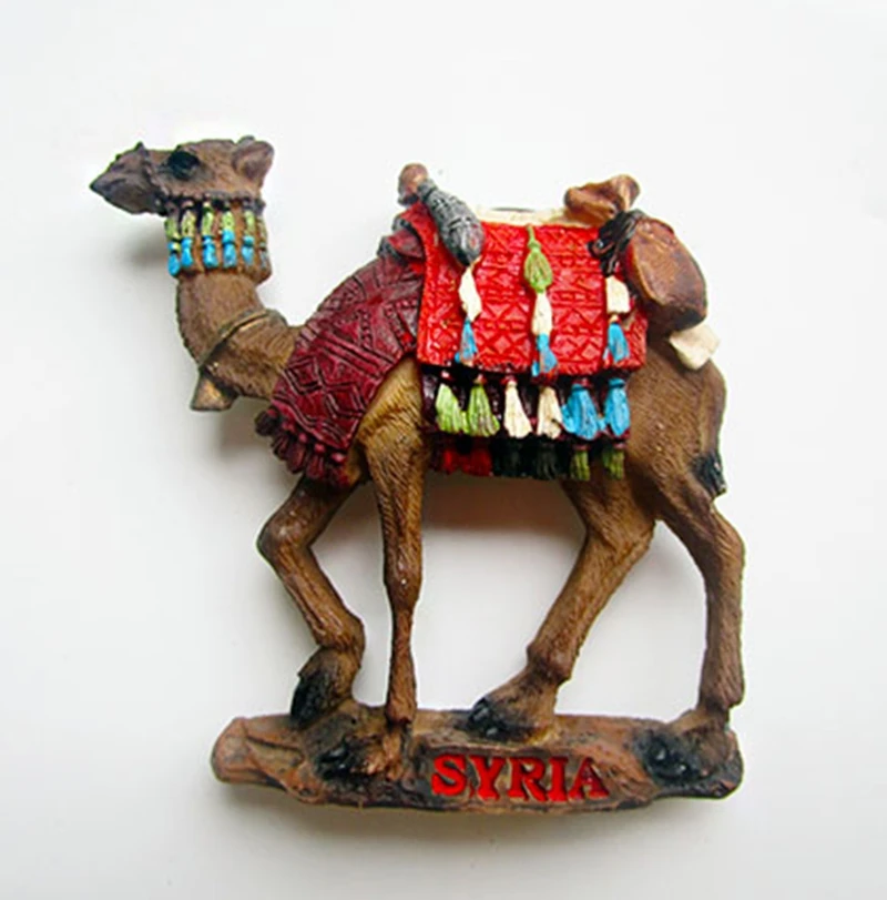 High Quality Handmade 3D Syrian Camel Fridge Magnet Travel Souvenirs Creative Refrigerator Magnetic Stickers Home Decoration