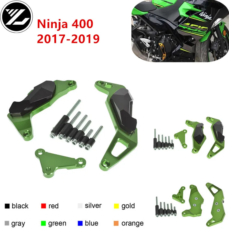 

For KAWASAKI NINJA 400 2017 2018 2019 Frame Sliders Crash Guand Protector Motorcycle Accessories Falling Protection CNC