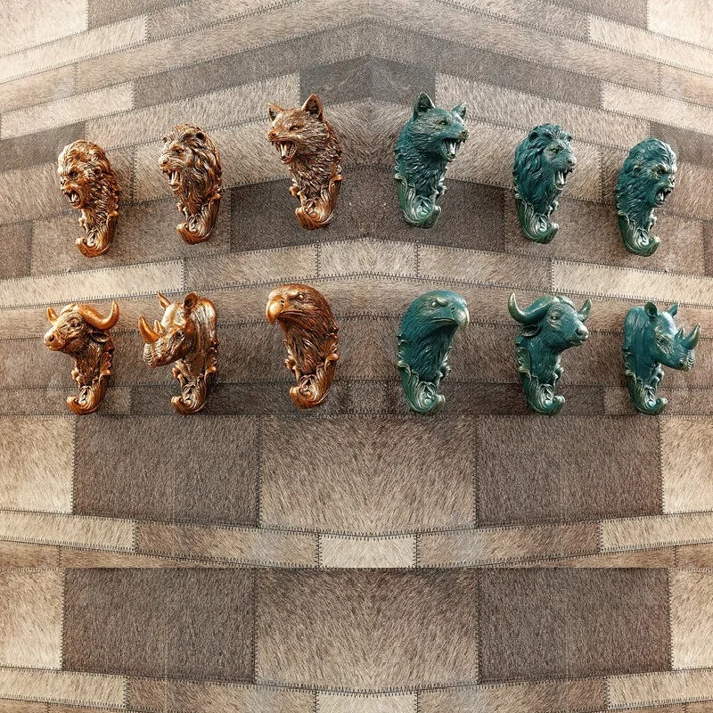 

Vidric 3D Animal hooks Clothes hooks bedroom hook robe hook wall hanging Wall decorated with three-dimensional deer hanging