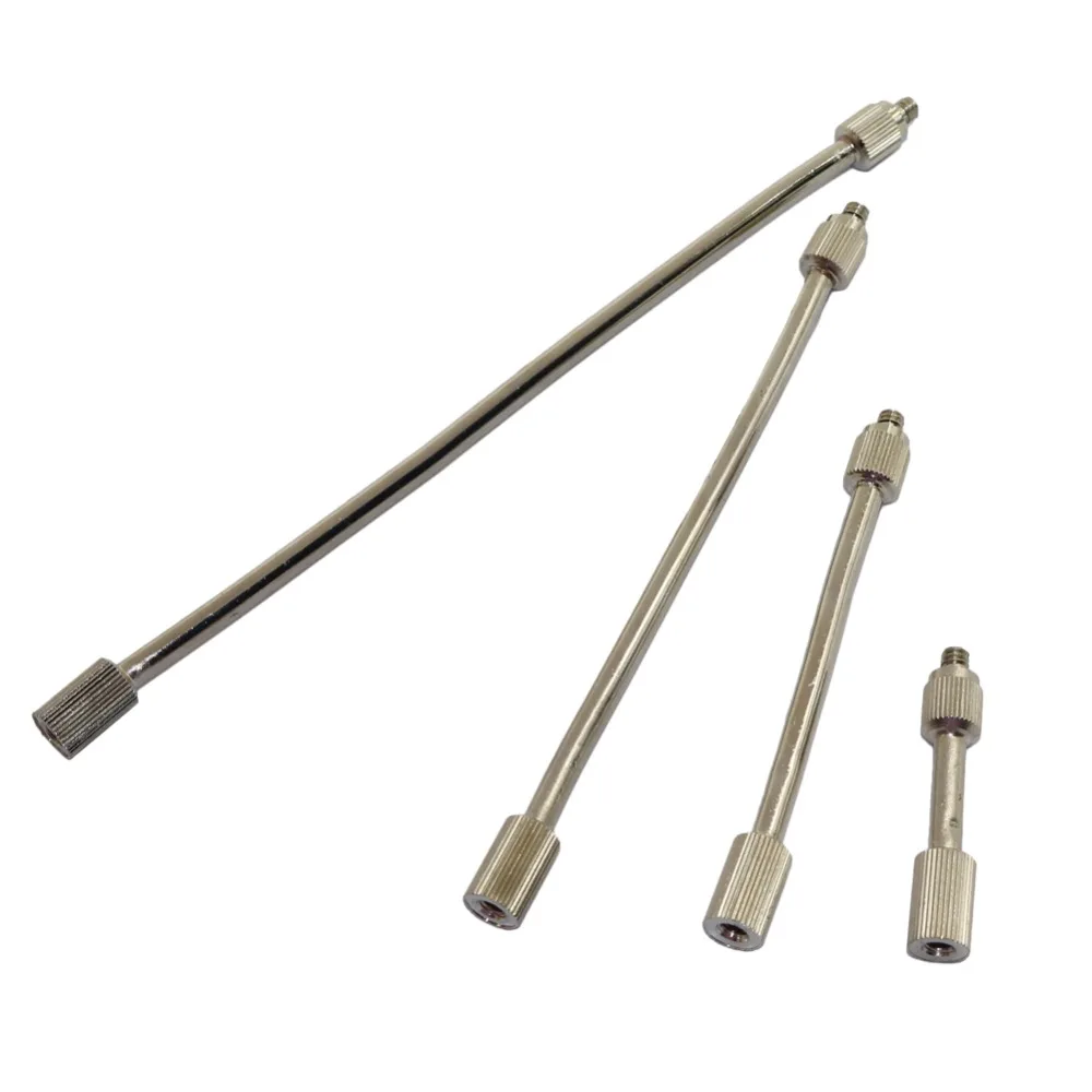 50mm/98mm/146mm/188mm Copper 3/16 Inch Thread Mist Nozzles Extension Rod Fog Atomization Sprayer Flexible Extension Pole 1 PC