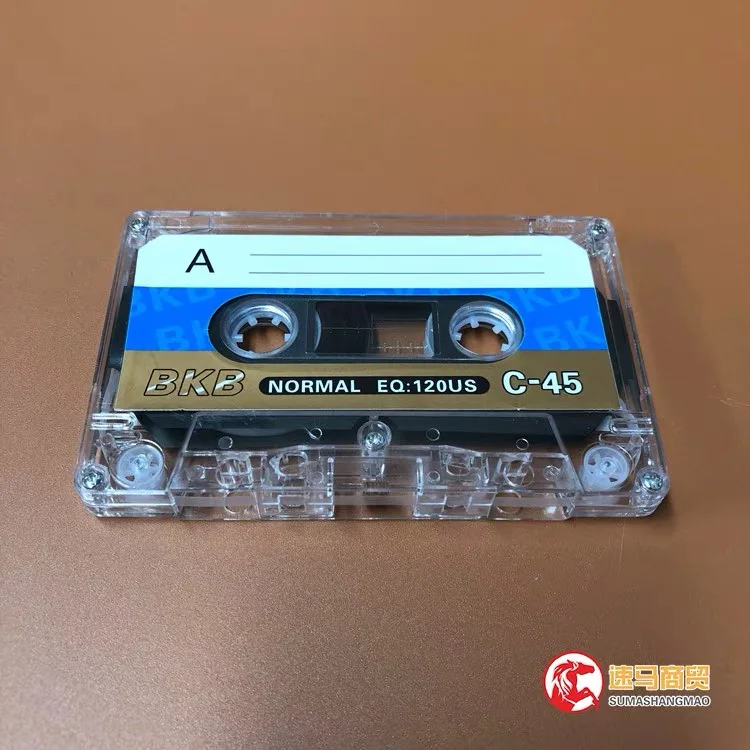 Wholesale 10 pcs BKB C-45 45 Minutes Normal Position Type 1 Recording Blank Cassette Tapes.