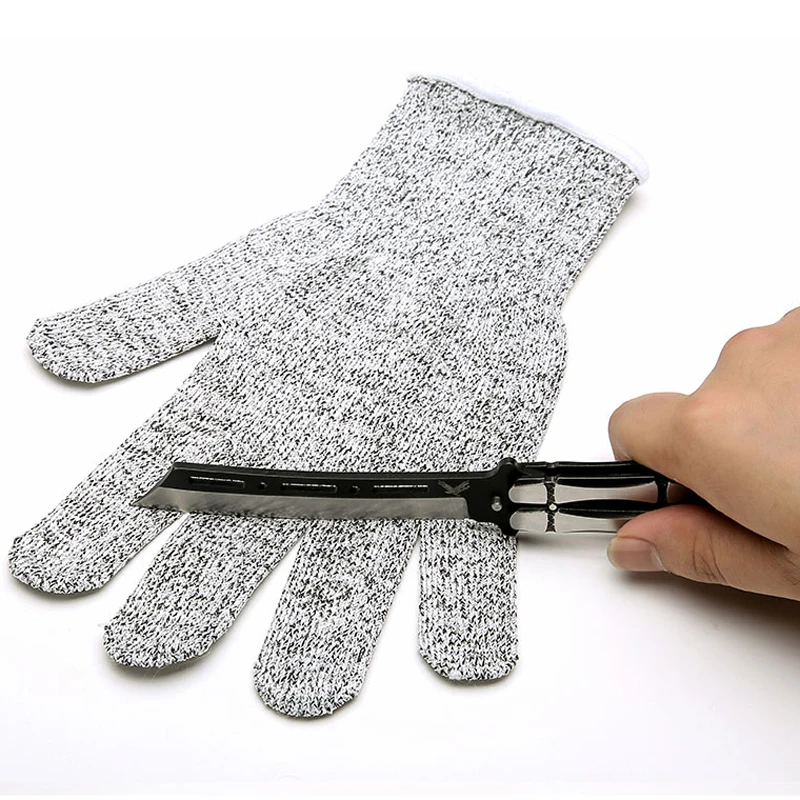 Gants de sécurité anti-coupure en acier inoxydable, protection contre les coups de couteau, grillage métallique, cuisine, boucher, nourriture