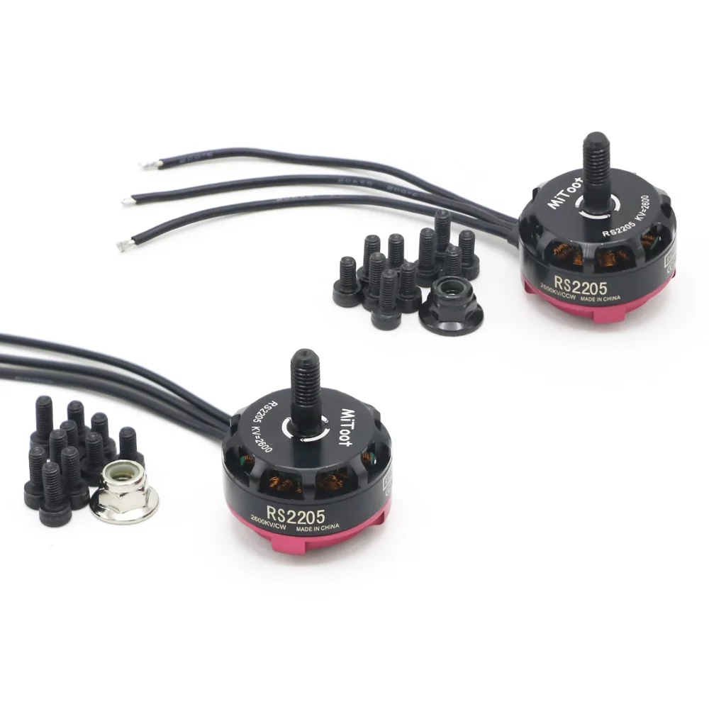 4PCS Mitoot  RS2205 2300KV 2600KV 2205 CW/CCW 3-4S Brushless Motor for RC FPV Racing Drone Quad Motor FPV Multicopter With Box