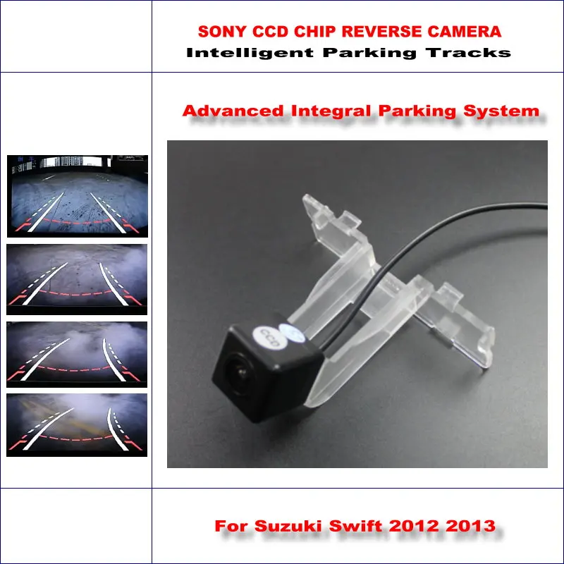 

For Suzuki Swift 2012 2013 Car Rear Camera Intelligent Parking Tracks Backup Reverse Dynamic Guidance Tragectory HD CCD 1/3 CAM