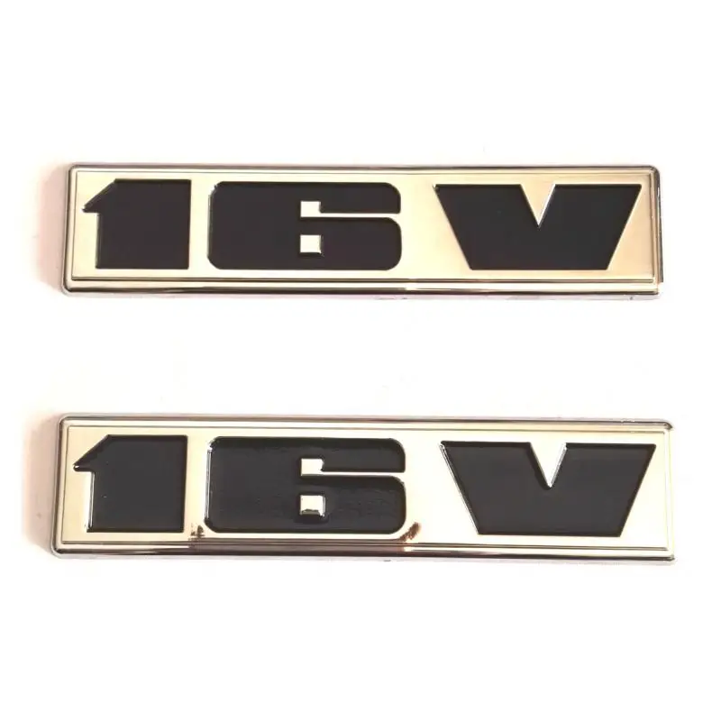 Plastic 16V Auto Stickers Emblems Badges