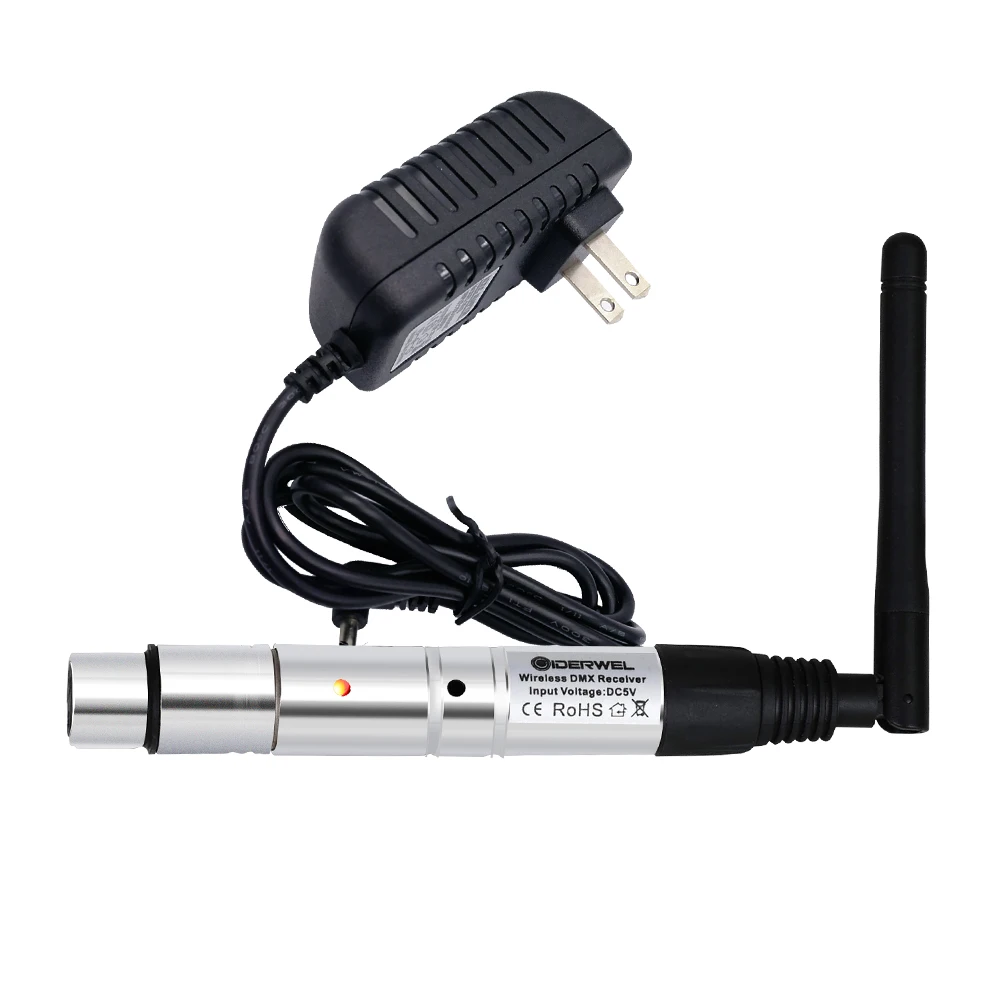 

Wireless DMX512 Receiver Transmitter controller 2.4G ISM DMX Dfi DJ dmx512 Receiver wireless antennafor Stage Light PAR Light