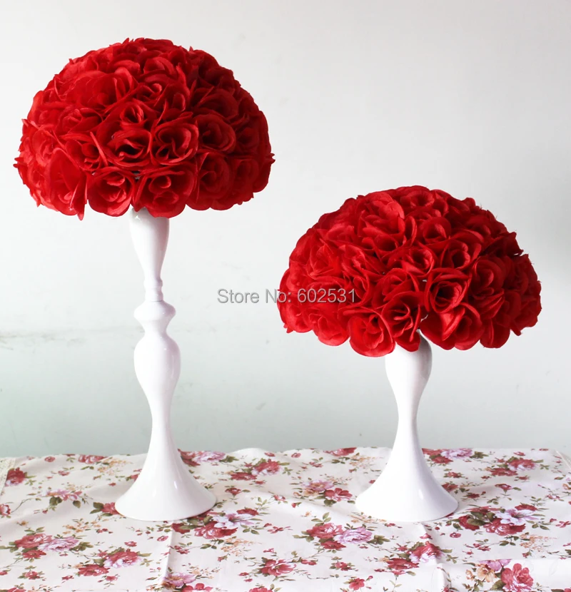 30cm red free shipping Wedding pomanda kissing rose flower ball party home table centerpiece decorations option-color wedding