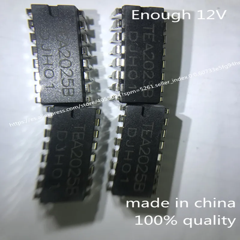 

10PCS/lot TEA2025B-12V enough 12v Tea2025b power amplifier with sweet sound, good performance, reliable work, less periphera