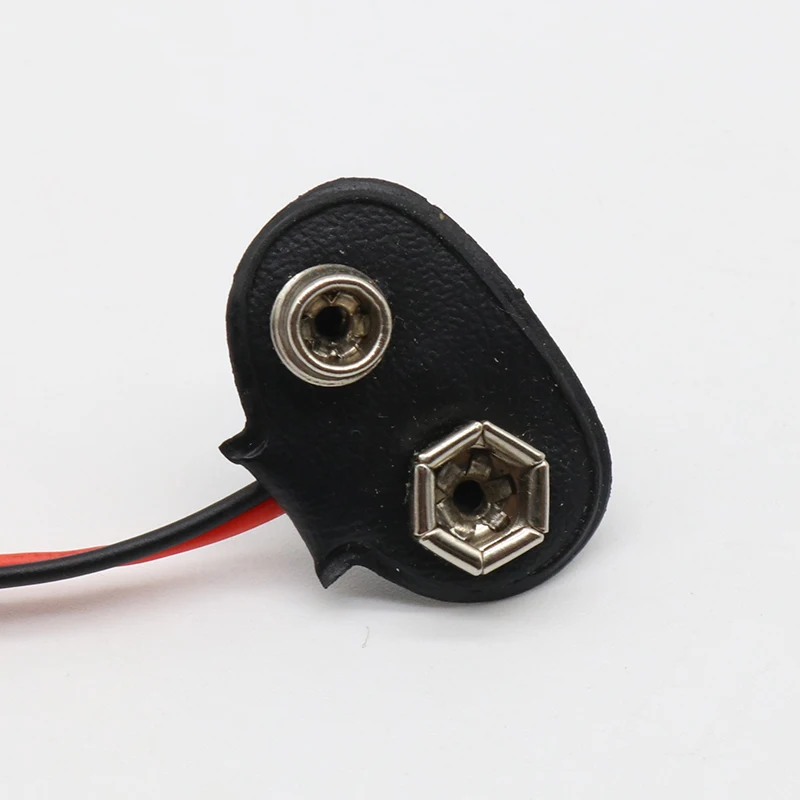 10 pcs /lot UNO R3 9V Battery Connector 9V battery clip for arduino in stock top quality