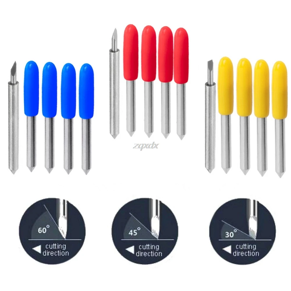 5Pcs 30 45 60 Degree Blades Cutting Plotter Fr Roland Vinyl Cutter Blade New Whosale&Dropship