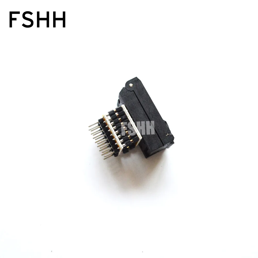 Clamshell SOP16 ao soquete do teste DIP16, FP16, SOIC16, SOP16, adaptador do programador, passo 1.27mm Width = 5.3mm