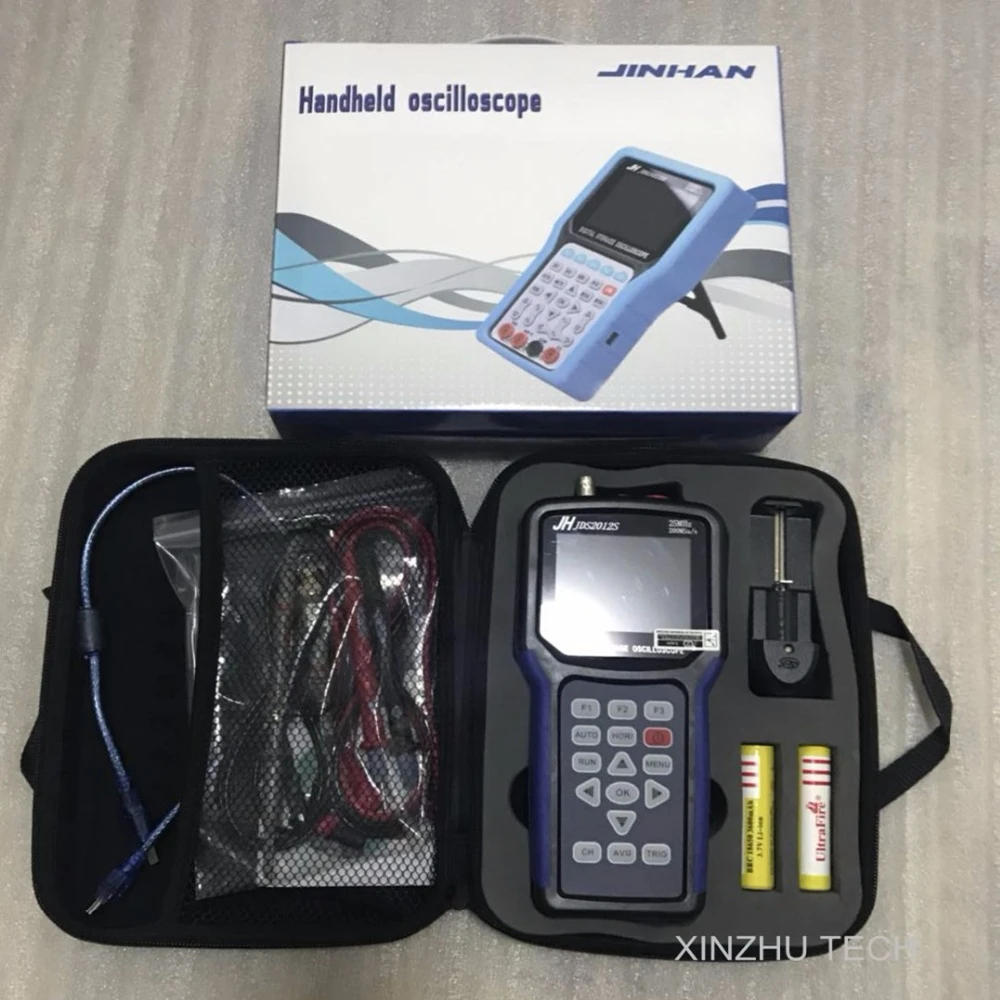 JDS2012S Handheld Oscilloscope Multimeter Single Channel Probe 200MS/S Digital Storage Oscilloscope Portable Digital Multimeter