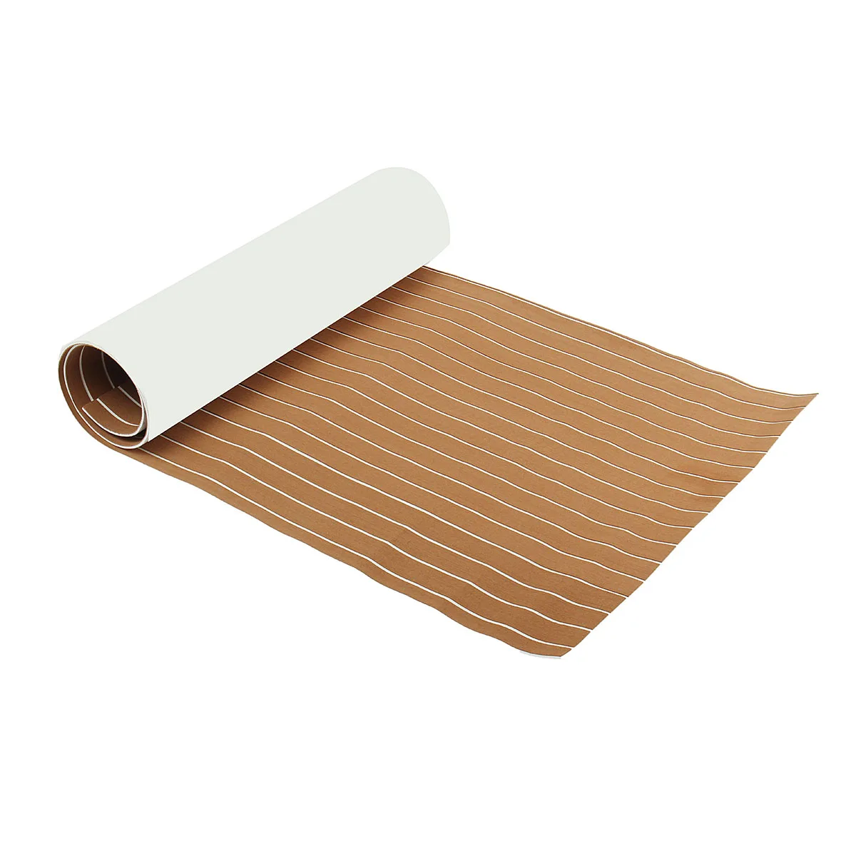 2400x900/600mm Brown EVA Foam Boat Flooring Faux Teak Decking Sheet Pad for Yacht Car Marine Boat Decor Anti Skid Mat