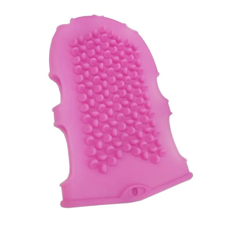 Cepillo de baño de masaje de piel de silicona para exfoliación corporal, guantes de ducha, toalla masajeadora, herramienta de baño para limpiar el